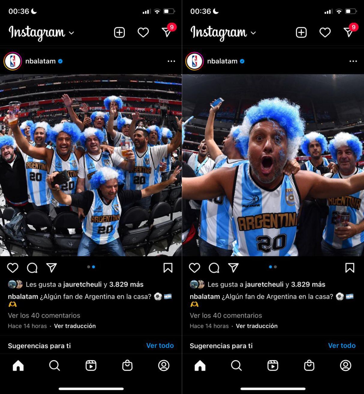 Las fotos de los paranaenses que publicó NBALatam para sumarse al furor Qatar 2022