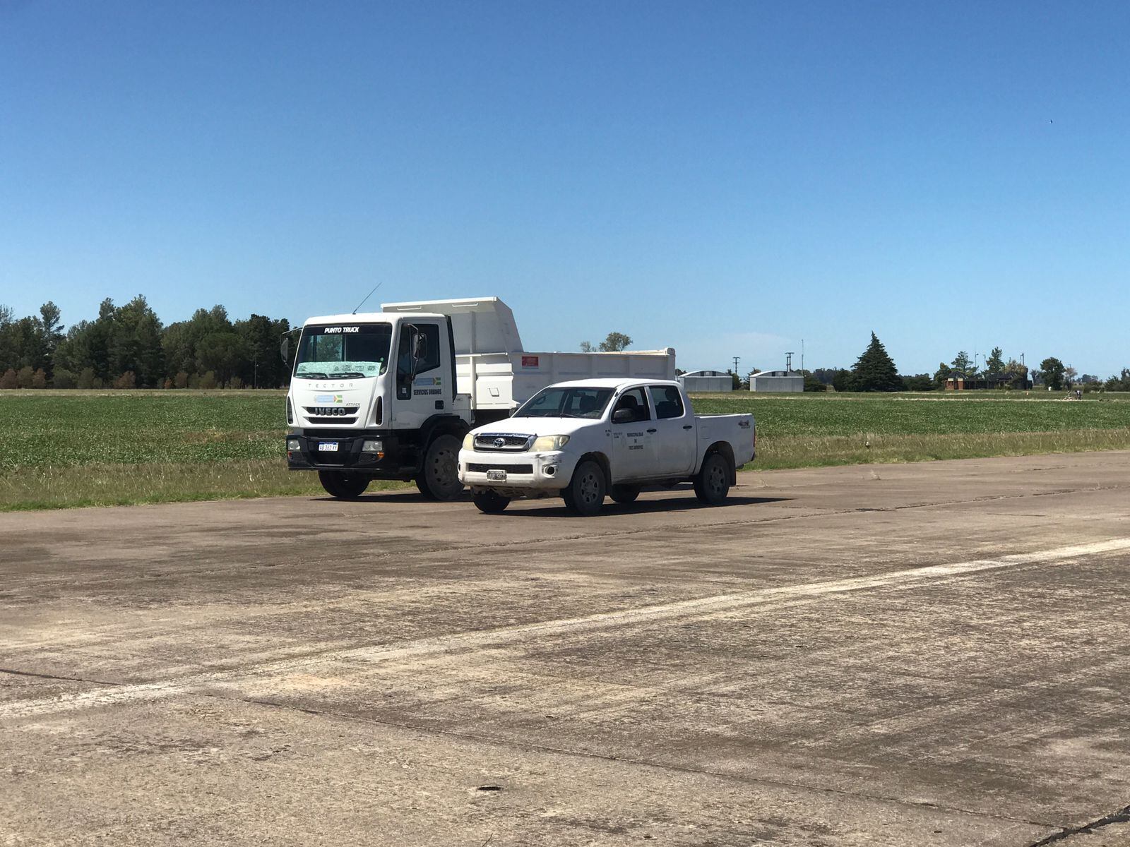 Reparan pista en el Aeródromo Municipal de Tres Arroyos