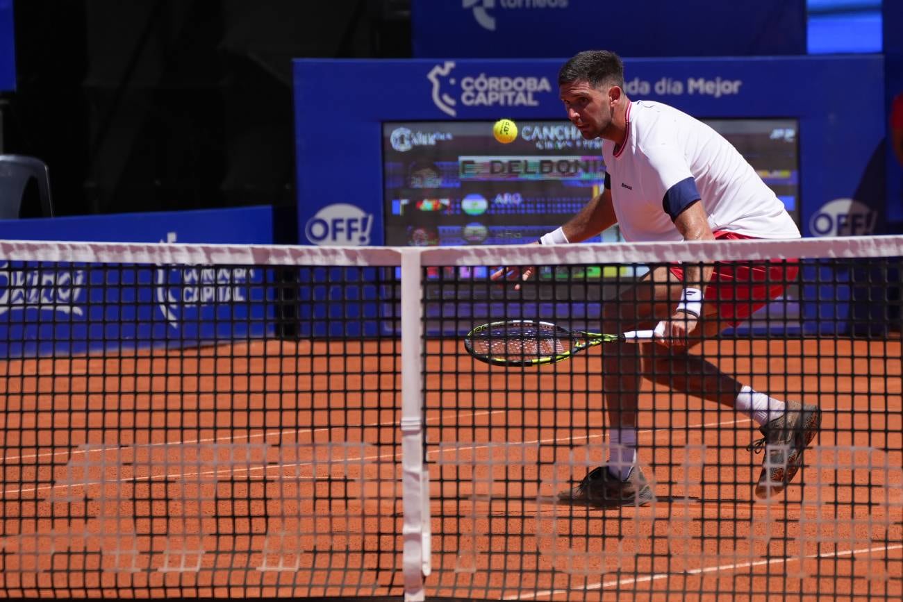 Federico Delbonis hará su debut este martes en el cuadro principal del Córdoba Open 2023. (Prensa Córdoba Open)