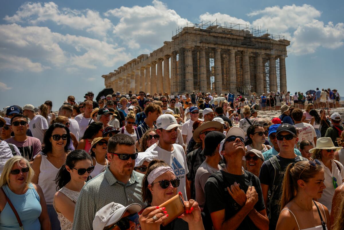 Grecia restringió el acceso a la Acrópolis de Atenas por la ola de calor que sufre Europa