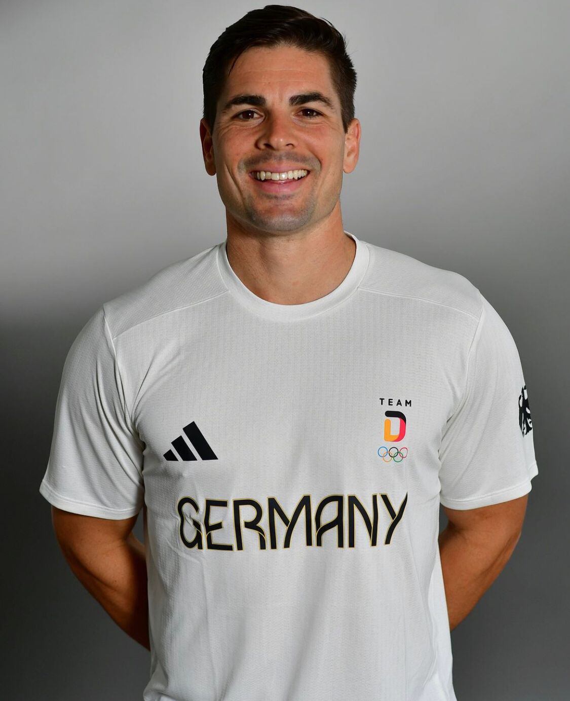 Gonzalo Peillat llevando la camiseta germana.