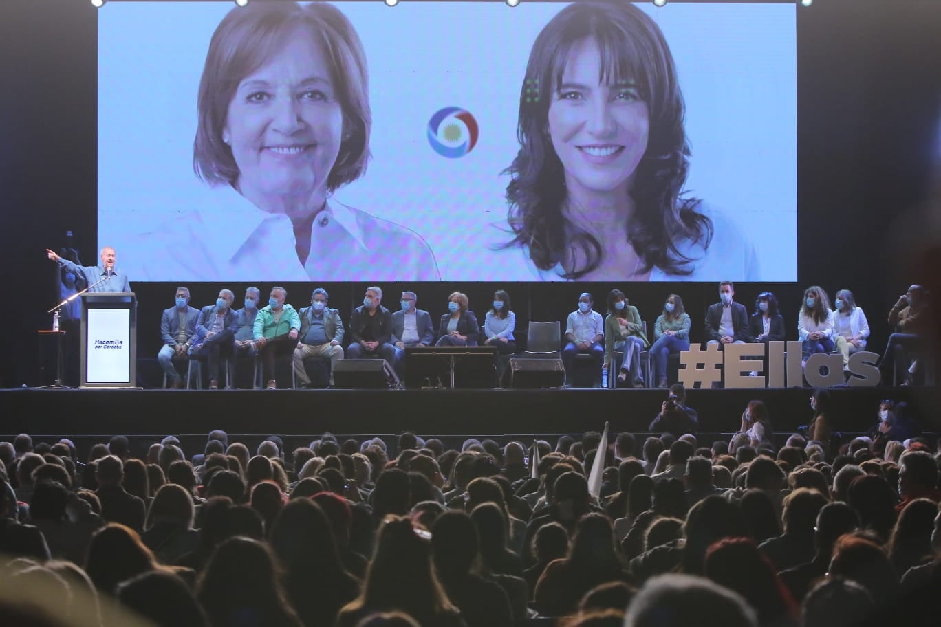 Schiaretti, en el acto de lanzamiento de la campaña (Prensa De la Sota).