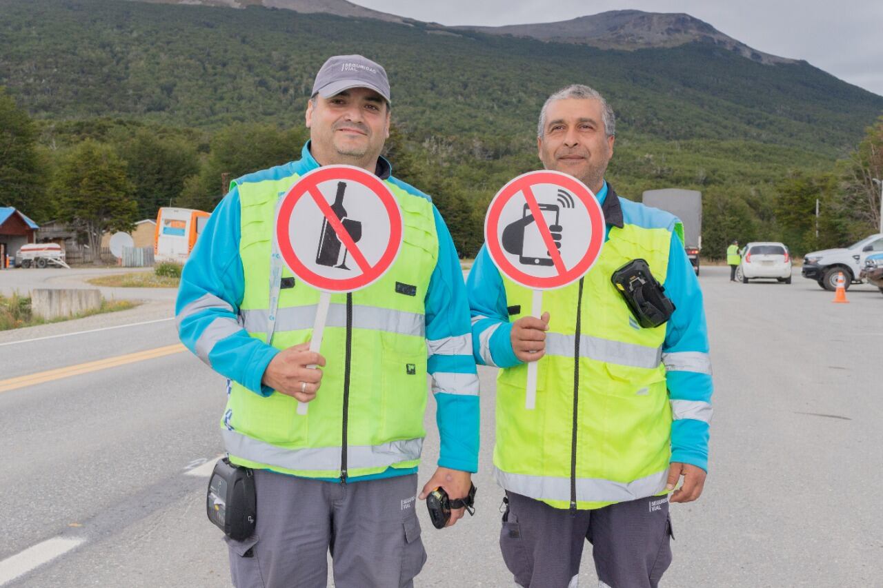 La Subsecretaría de Seguridad Vial participó de dos importantes operativos en Ushuaia