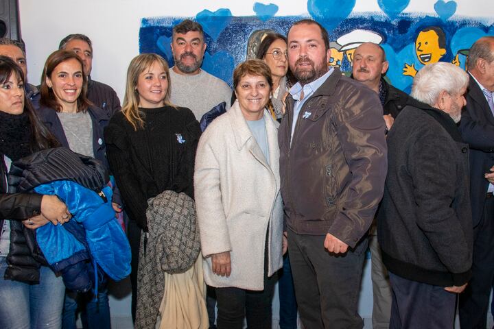 Claudia Cittadino de Compromiso Vecinal presente en el Acto oficial por el 9 de julio