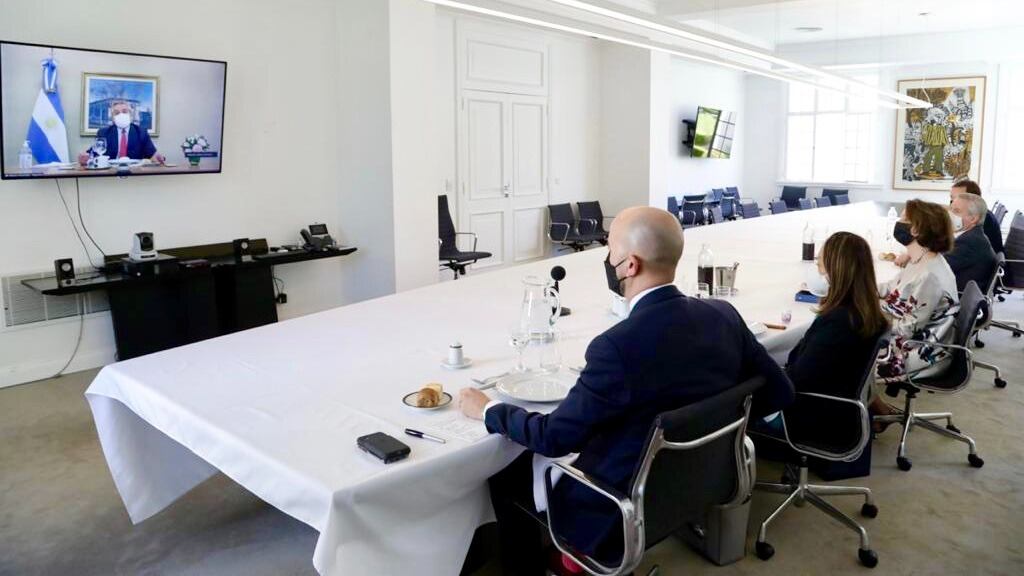 Alberto Fernández recibió en Olivos al asistente especial de Joe Biden.