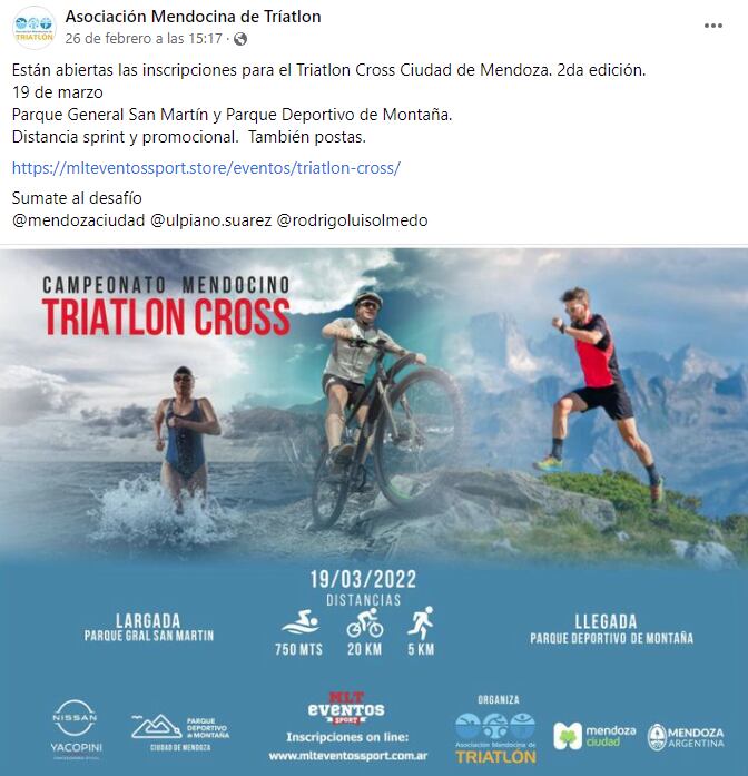 Triatlón Cross Mendoza