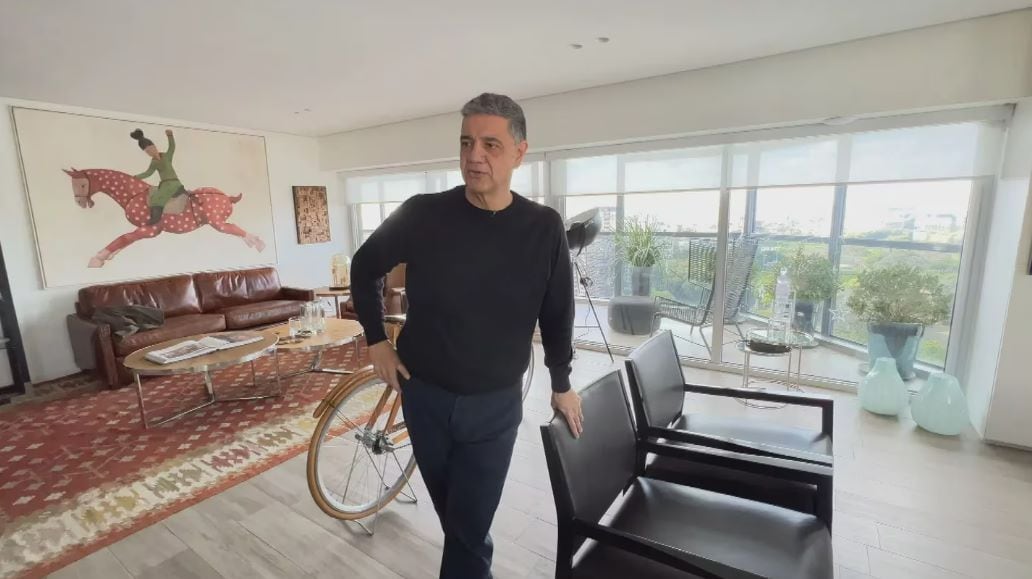 Jorge Macri en su casa