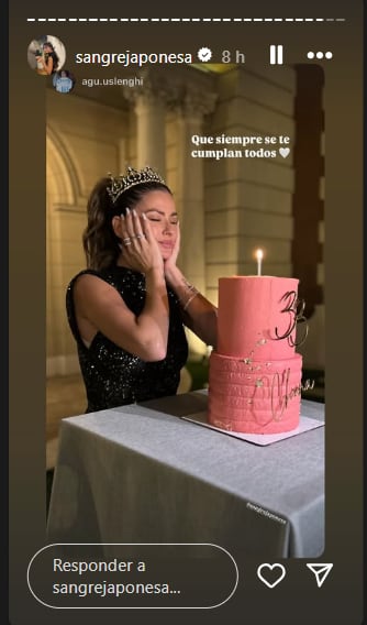 El cumpleaños de la China Suárez