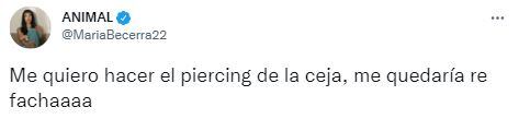 El cambio que quiere María Becerra.