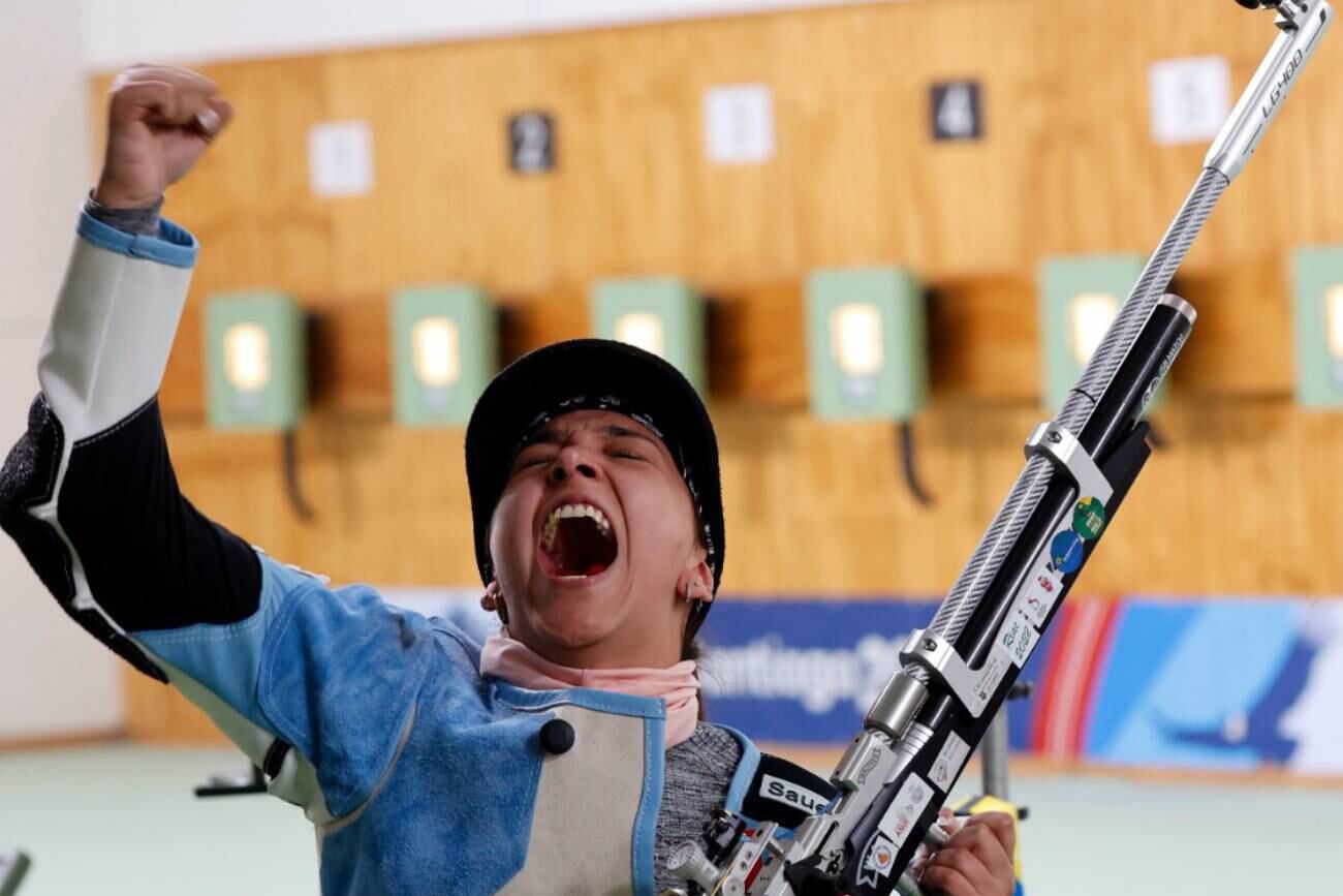 El momento en el que Fernanda Russo ganó la medalla de plata en los Panamericanos de 2023 y se clasificó a París 2024. 