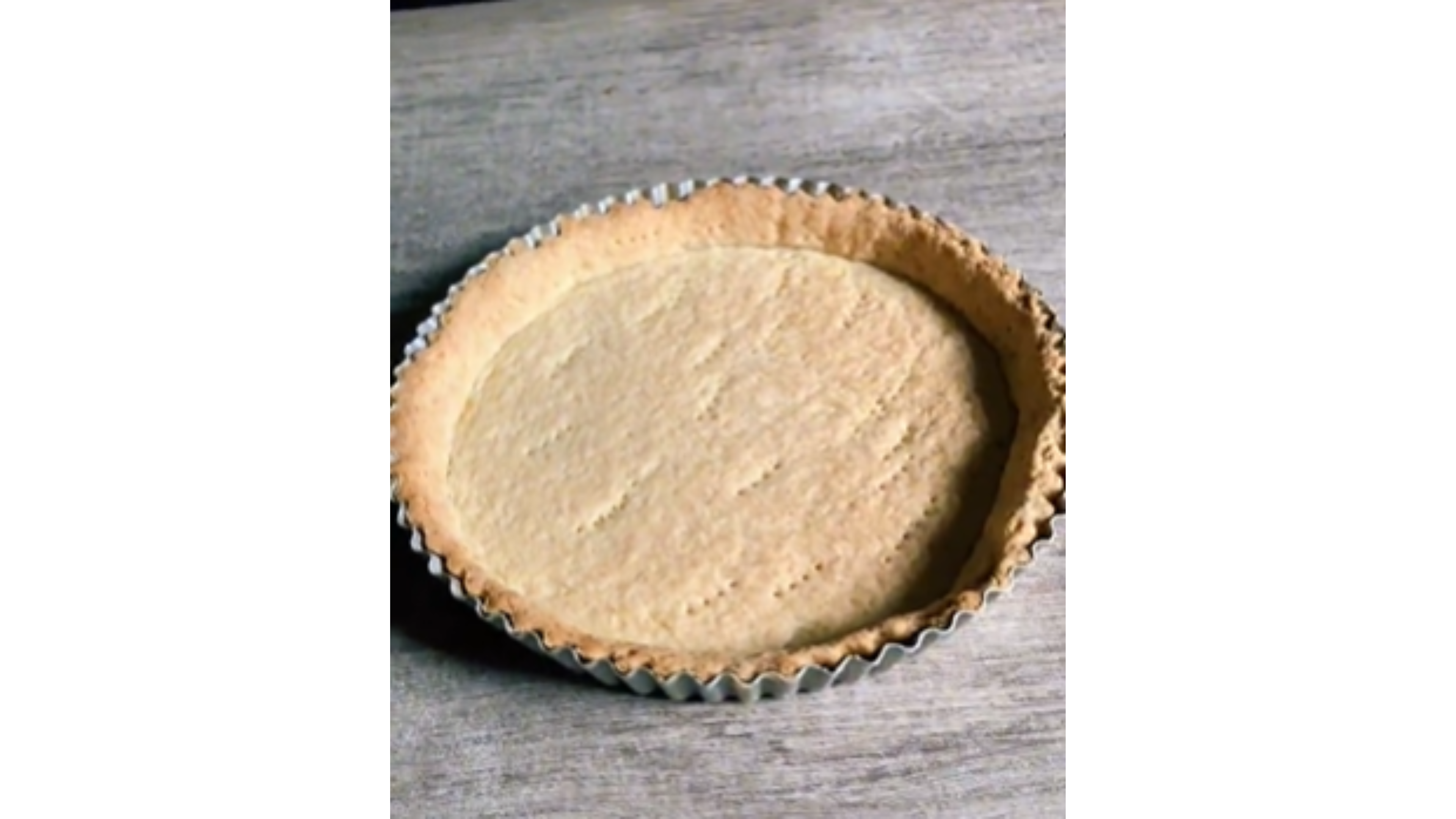 Así queda la masa de tarta dulce con esta receta.