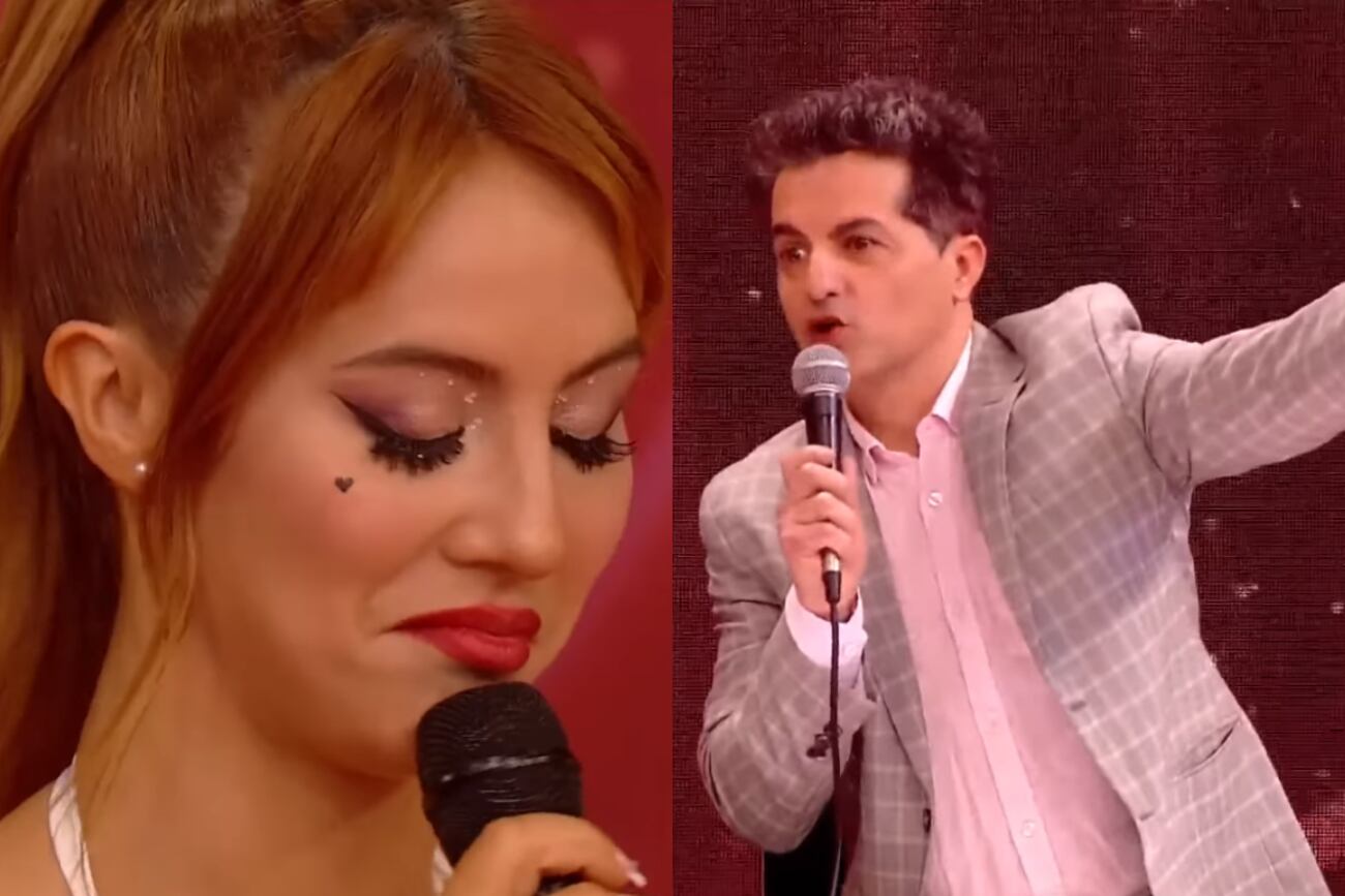 Flor Vigna se cruzó con Ángel de Brito en el Bailando. (Collage web)