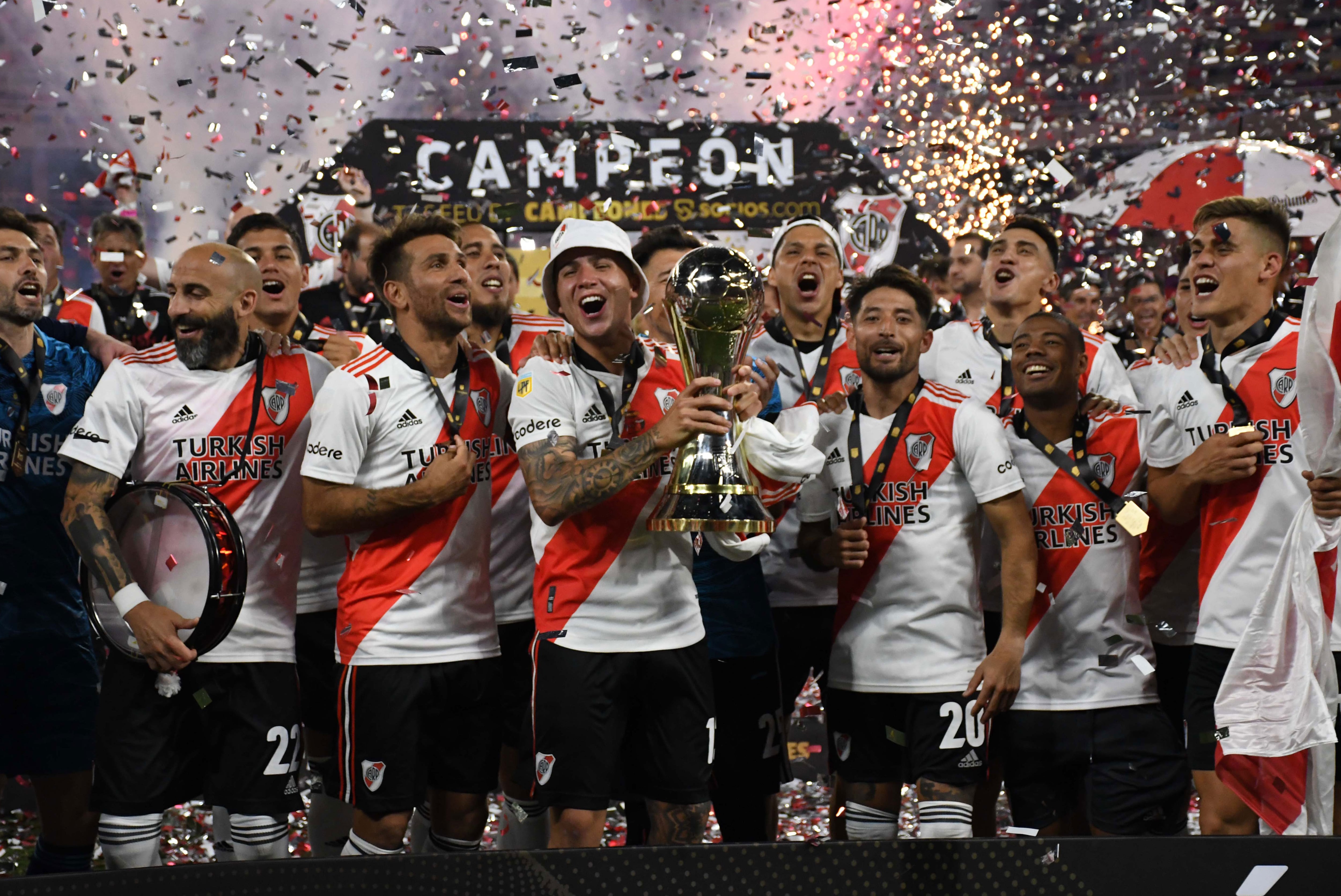 River se consagró campeón del Trofeo de Campeones a fines de 2021. (Fotobaires)