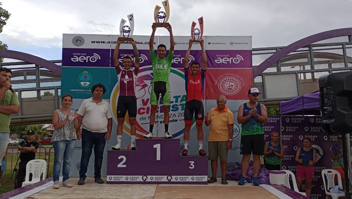 Juan Pablo Dotti ganó la sexta etapa de la 47 Vuelta Ciclista de Mendoza.