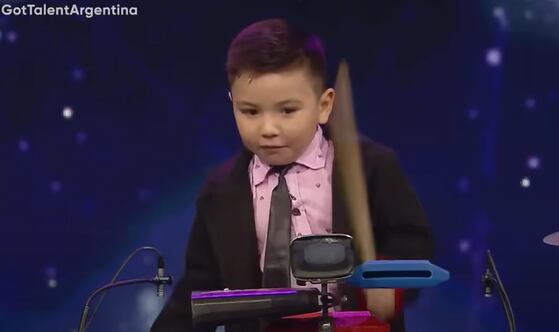 Aythan Valentín, el nene santiagueño que enterneció en Got Talent Argentina e hizo reír a todos.