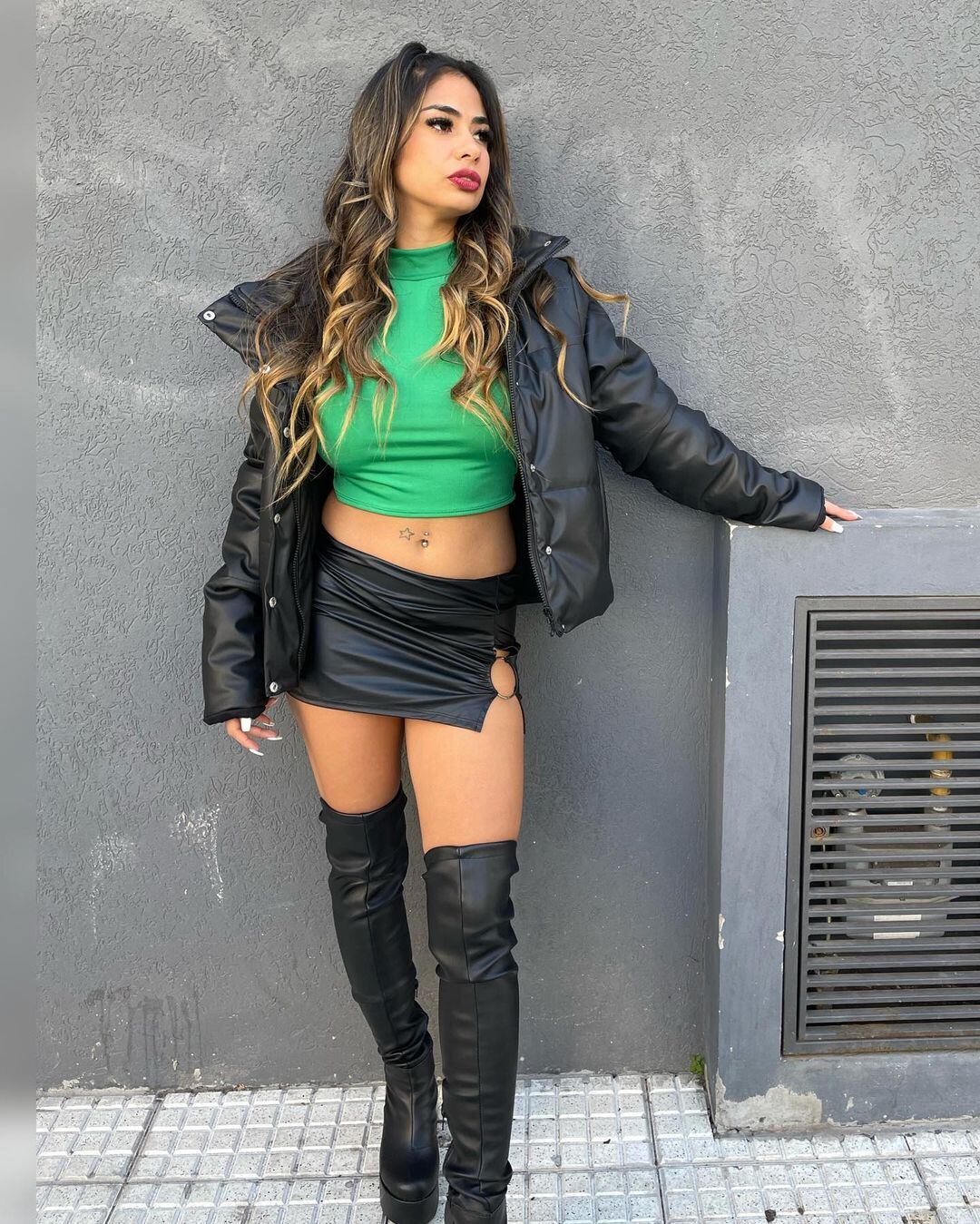 Deslumbró con su total look en Instagram