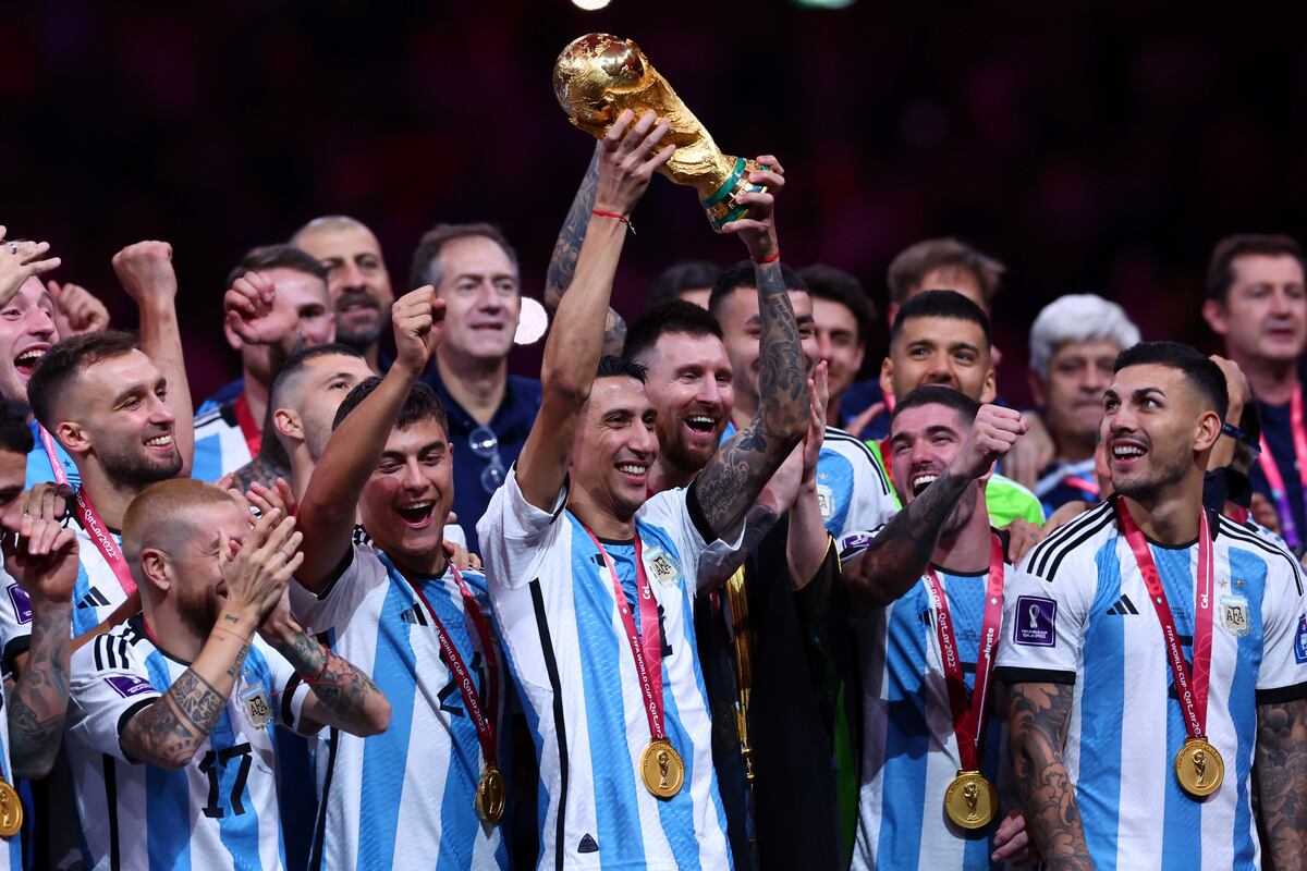 Video: el saludo de los jugadores de la Selección Argentina a los chicos de un colegio de San Luis
