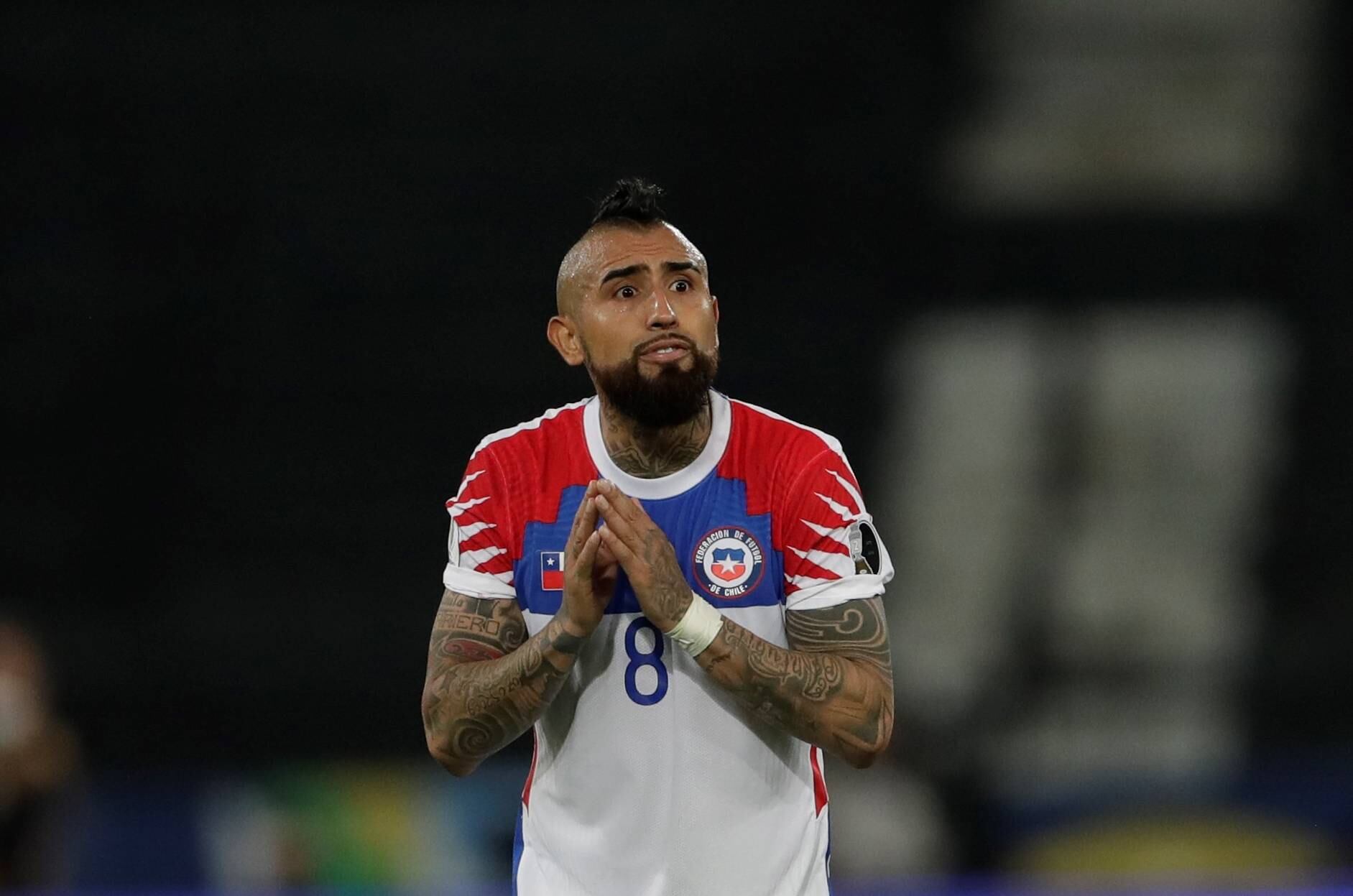 Arturo Vidal define su futuro futbolístico y los hinchas de Boca se ilusionan. Foto: AP Photo/Silvia Izquierdo.