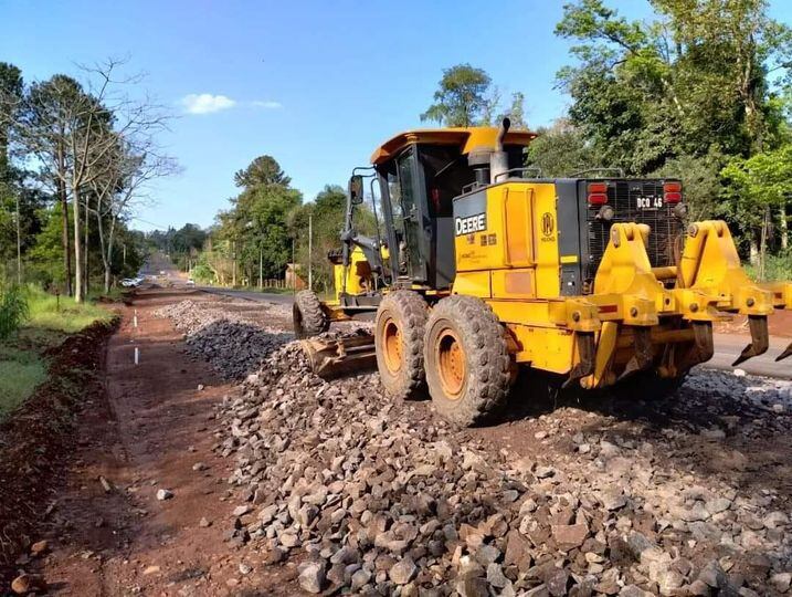 Vialidad Provincial ejecuta diferentes frentes de obra en la zona Norte.