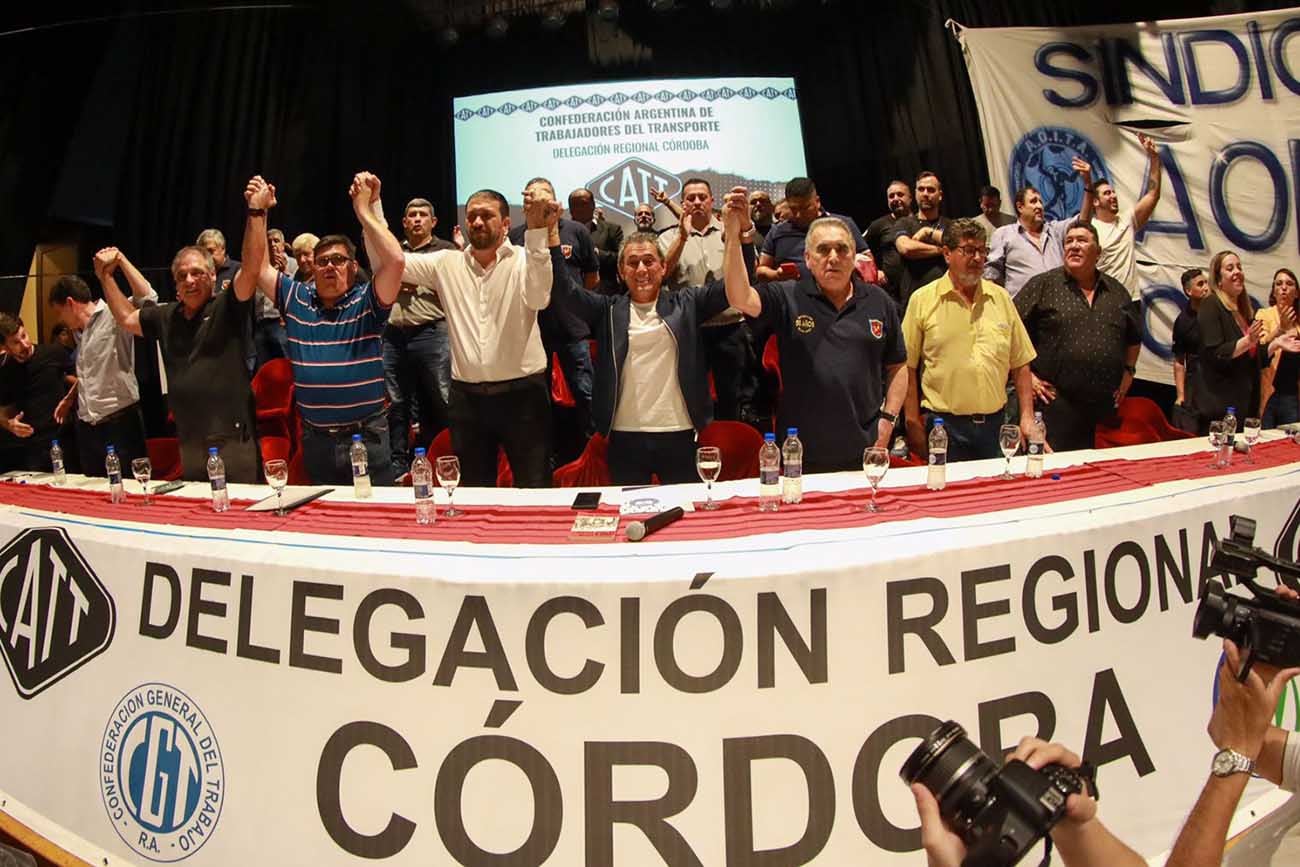 Emiliano Gramajo (Aoita) fue electo como secretario general de la Regional Córdoba de CATT.