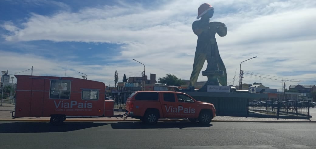 El gerente comercial y marketing de Via País recorre la Patagonia.