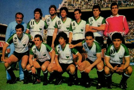 Deportivo Armenio en 1988 estuvo en la Primera División del Fútbol Argentino