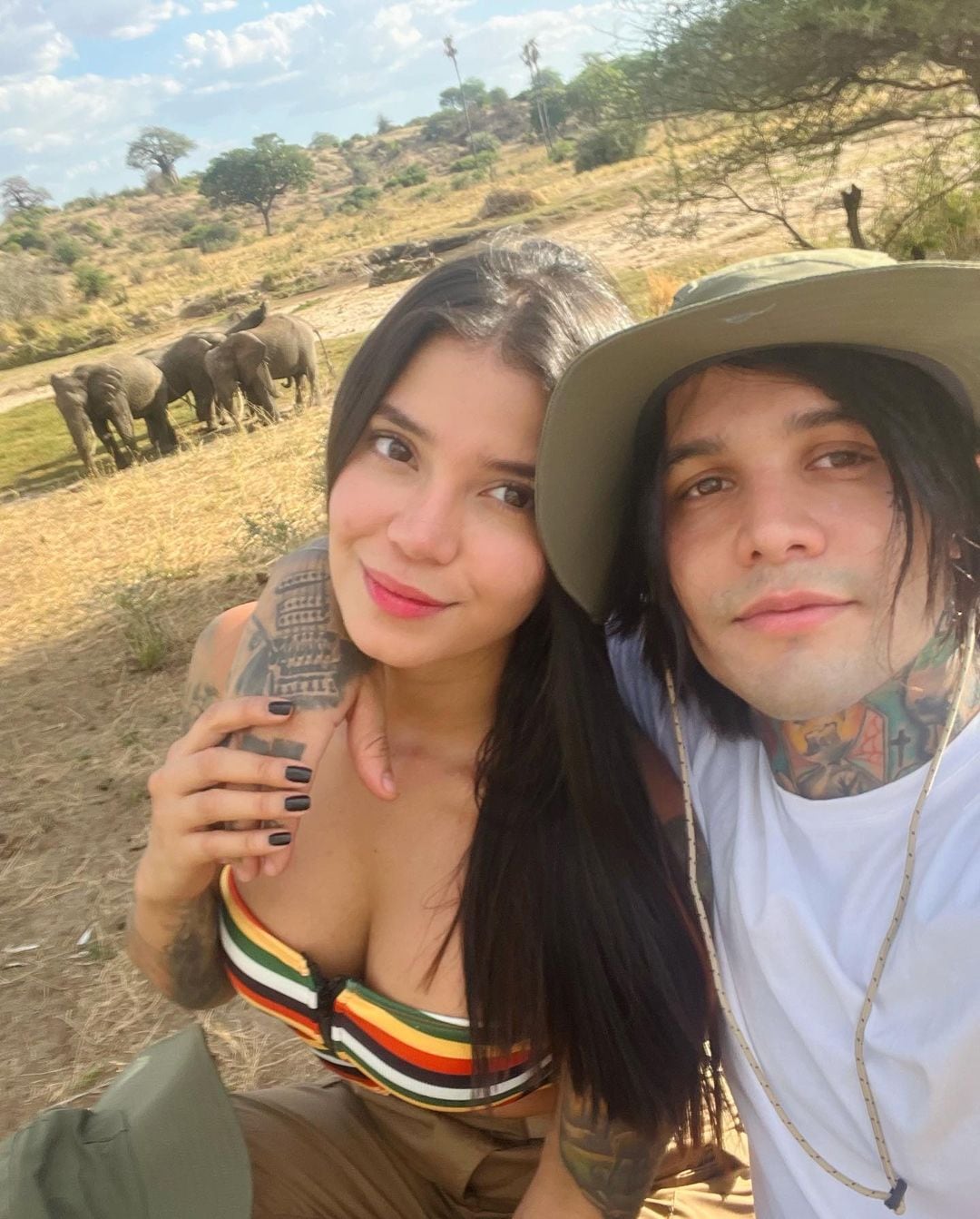 Jenn Muriel se encuentra en el continente africano junto a su novio. (Foto: Instagram)