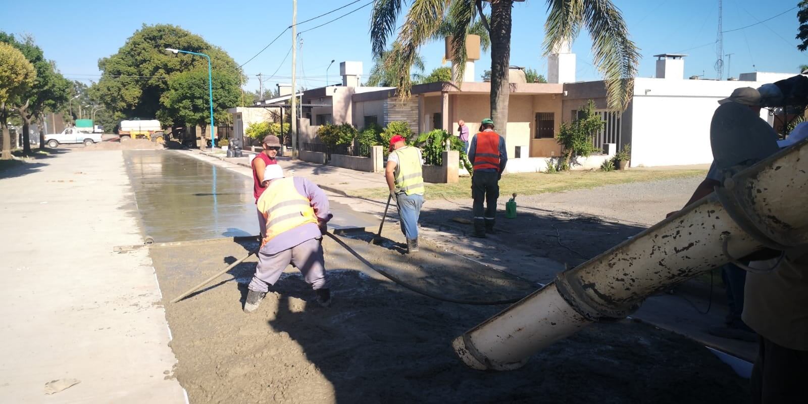 Pujato continúa con el plan de pavimentación que se había propuesto