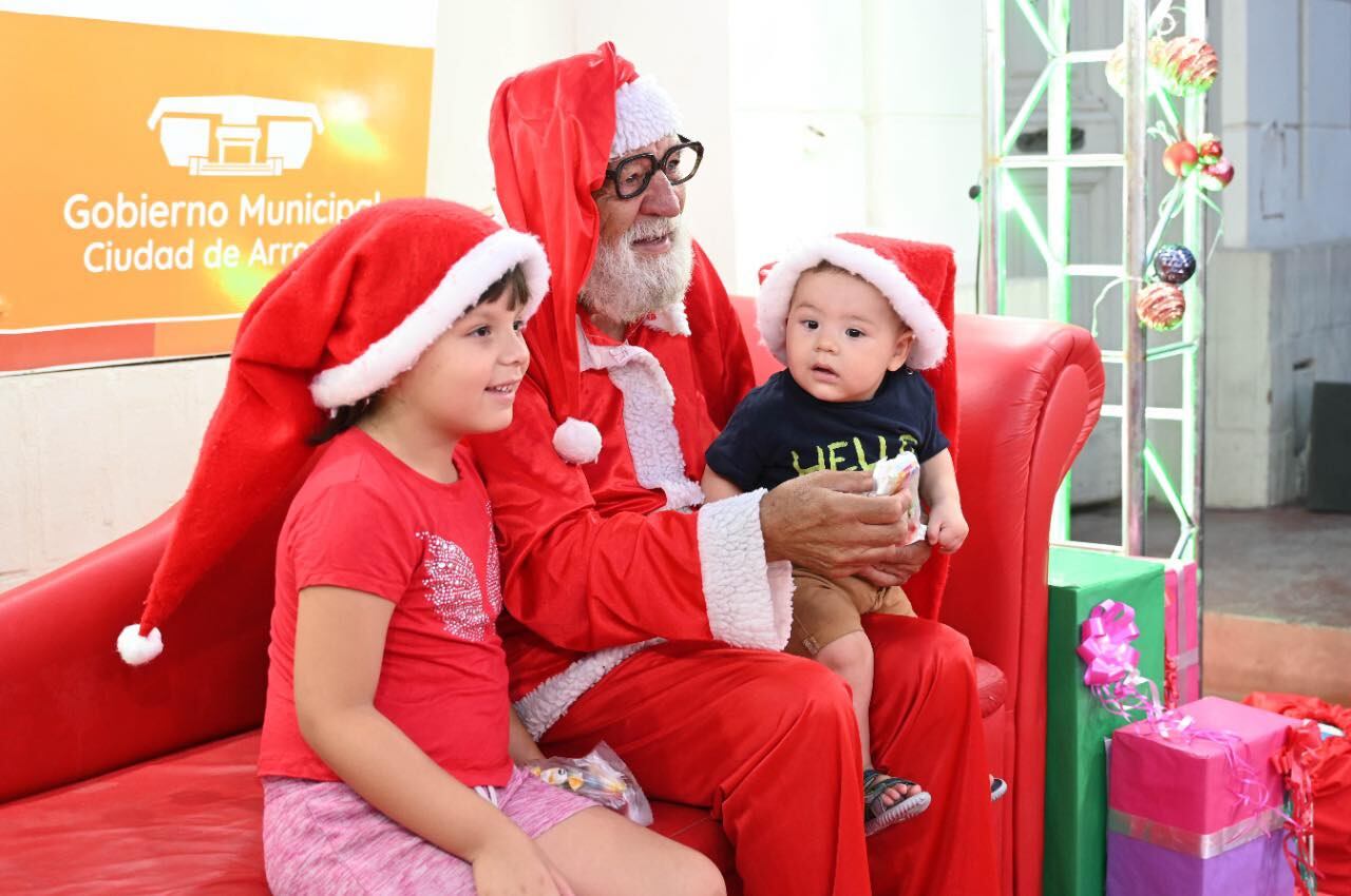 Papá Noel en el Museo José Mercado Arroyito