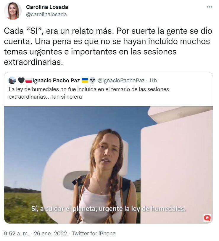 La periodista rosarina tiró una chicana en relación a la campaña del Frente de Todos.