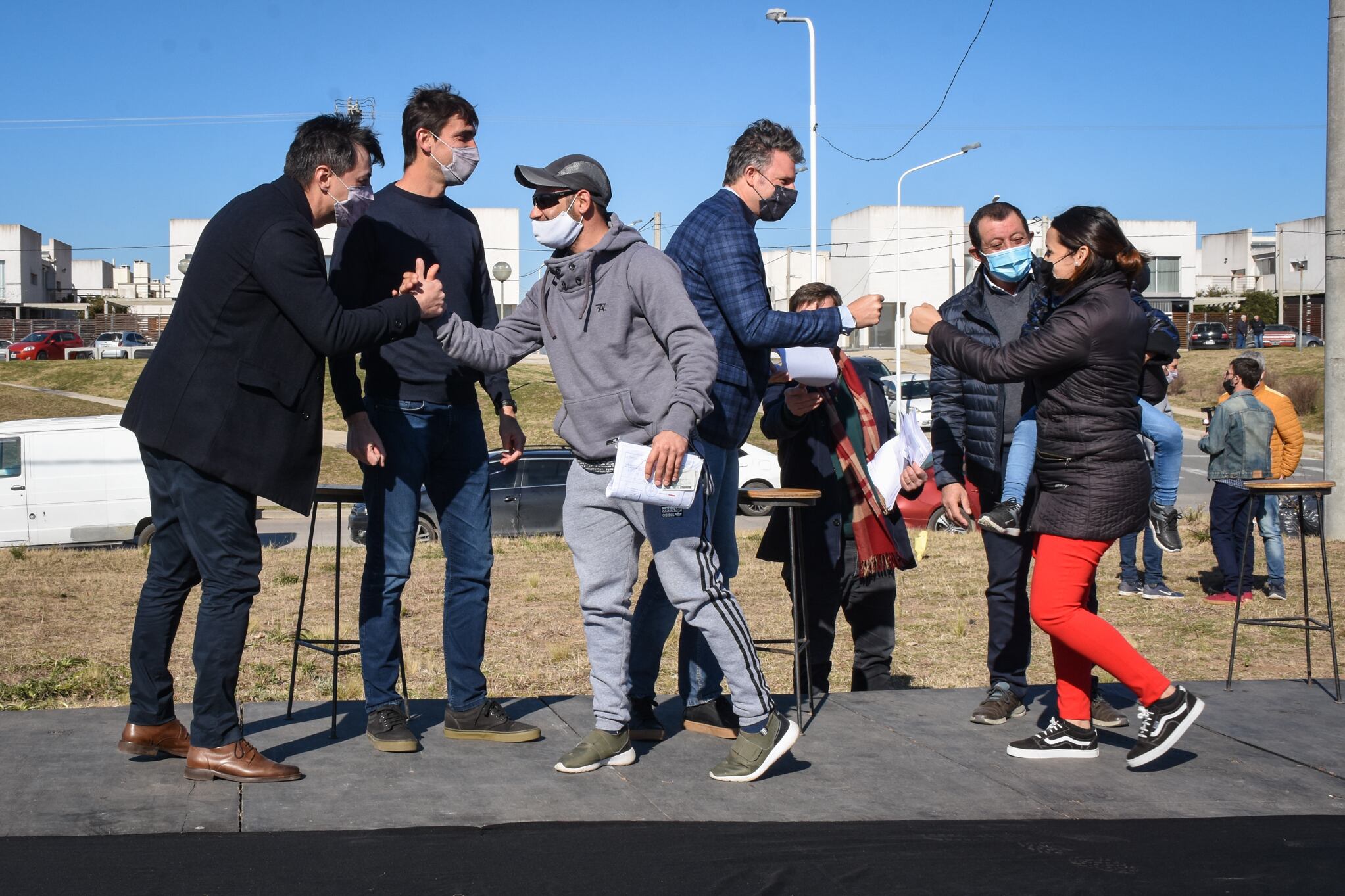 Así fue la entrega de créditos en la ciudad.