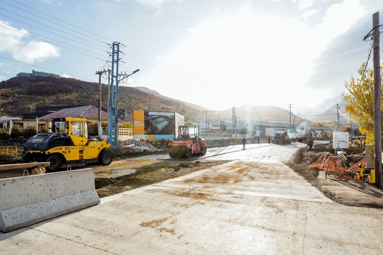 Ushuaia: quedó habilitado el tránsito en el puente sobre el arroyo Grande