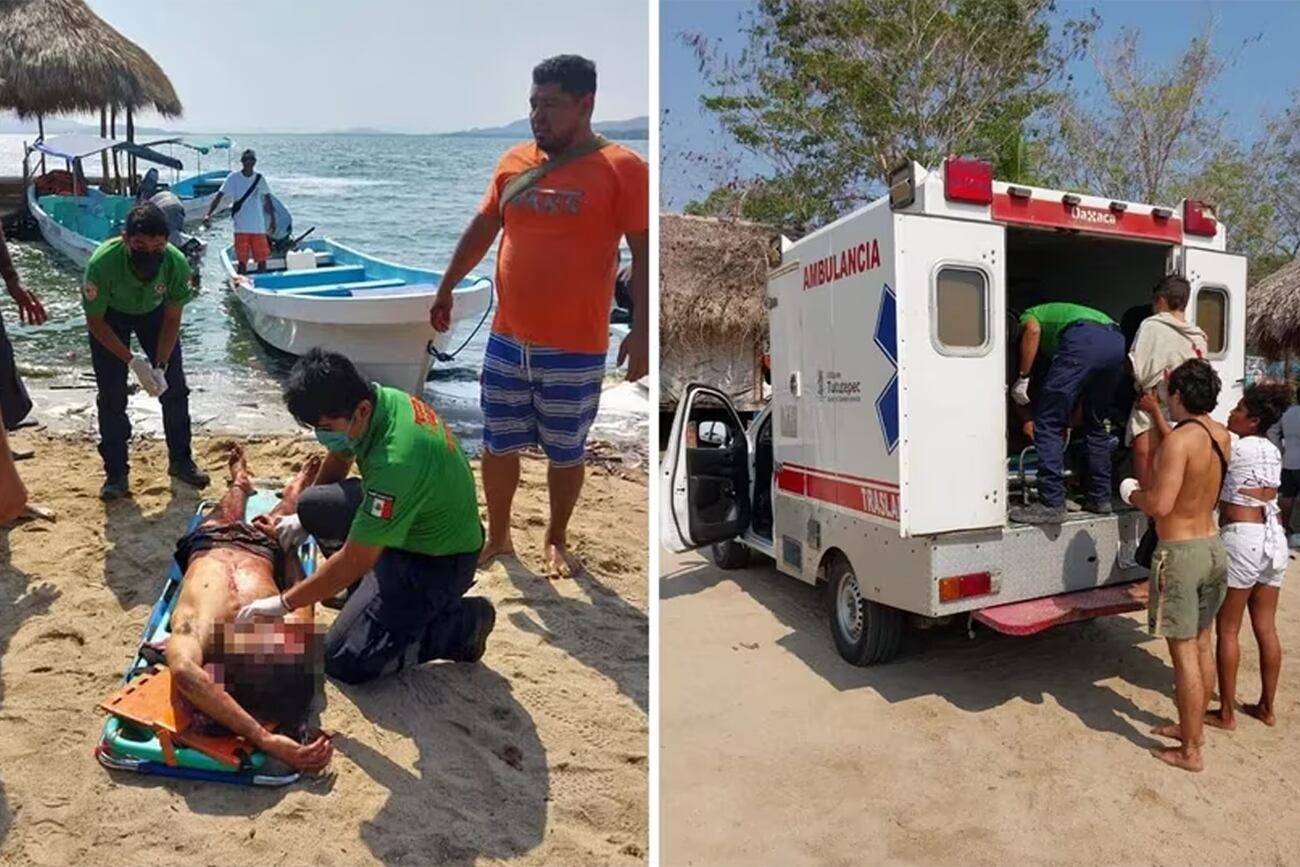 Tres turistas cordobeses fueron atacados a machetazos en México (Foto: Twitter/azucenau).