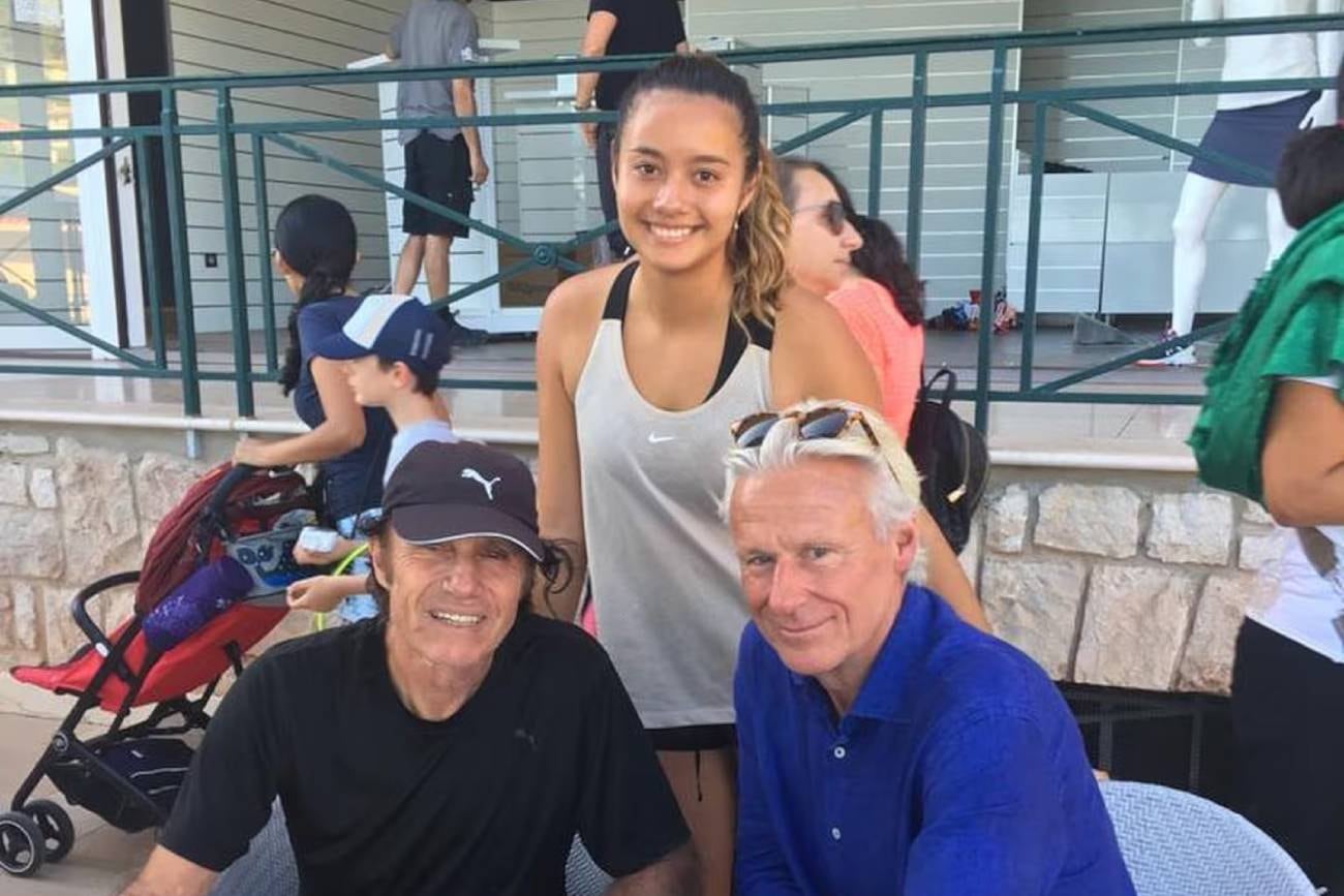 Guillermo Vilas junto a su hija (Instagram)