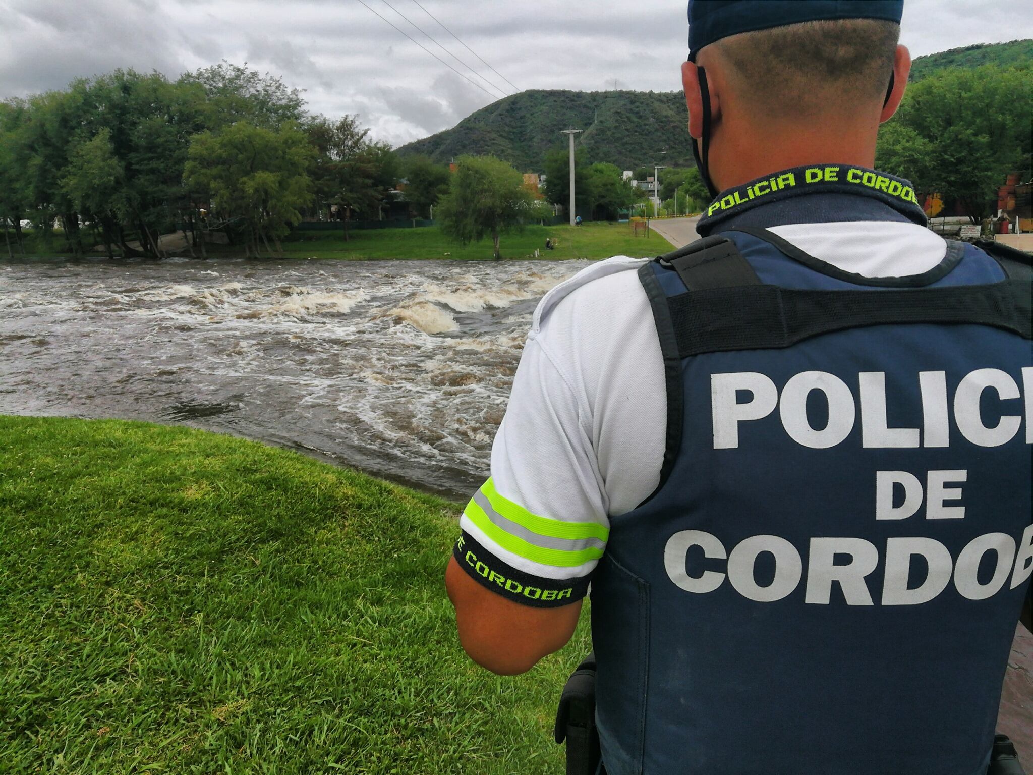 Creciente en el río San Antonio.