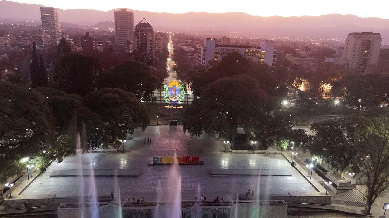 Plaza Independencia de Ciudad.

Foto: José Gutierrez / Los Andes