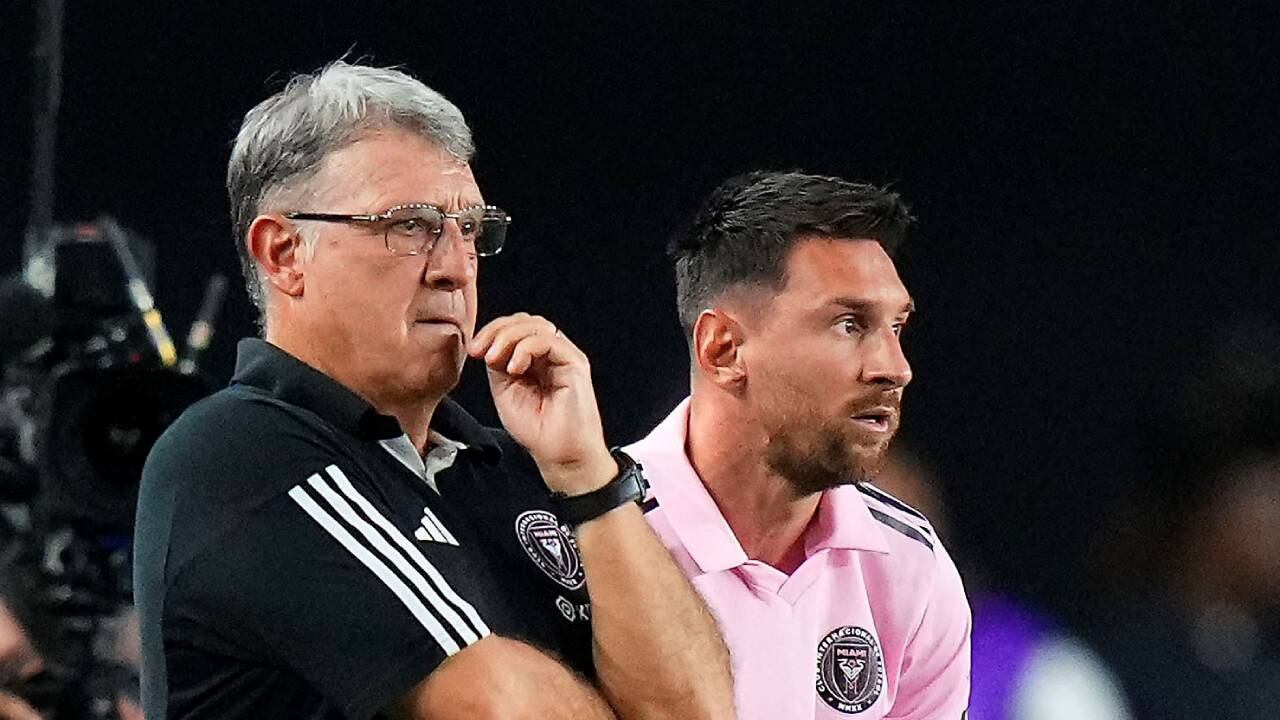 Martino se refirió a la salud de Messi.