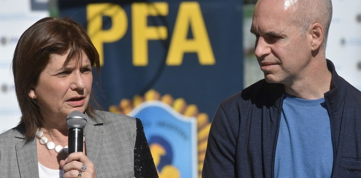 Patricia Bullrich y Horacio Rodríguez Larreta.