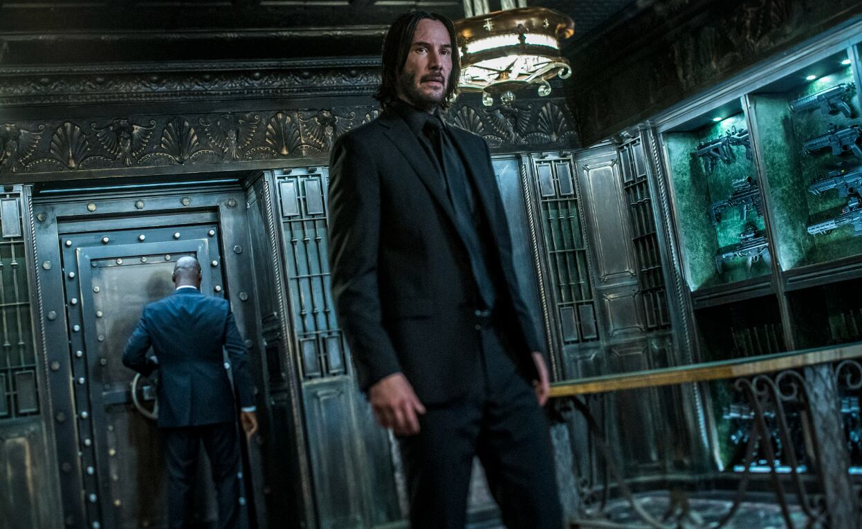 Keanu Reeves como John Wick.