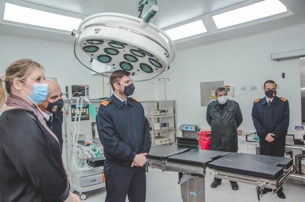 Inauguración del quirófano en el Hospital Naval Ushuaia.