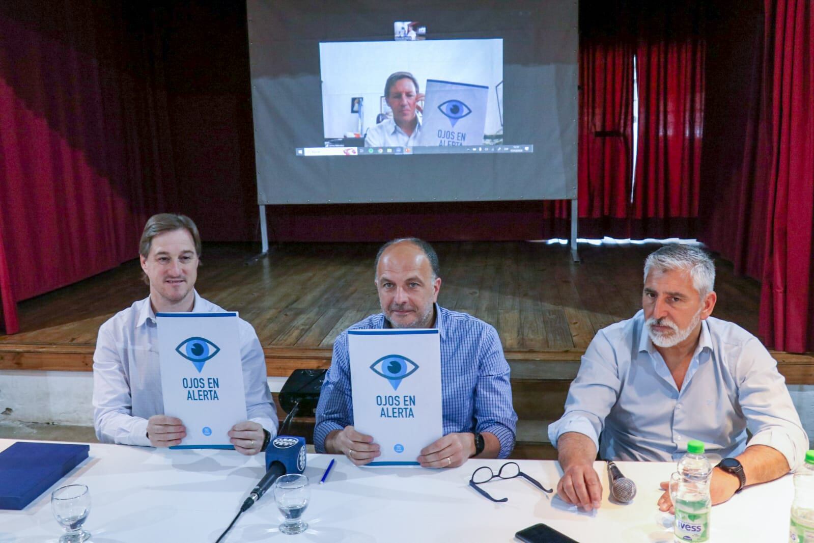 Se firmó el convenio Ojos en Alerta, que será presentado en el distrito