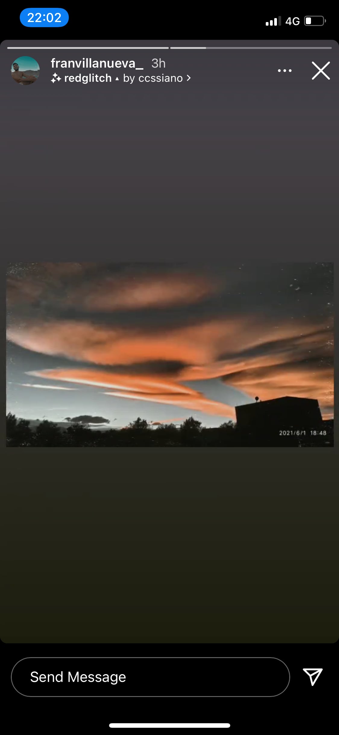 Mendocinos compartieron en sus redes sociales fotos del cielo.