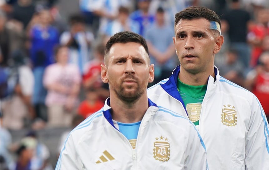 Messi en el partido ante Canadá por semifinales de Copa América. (@Argentina).