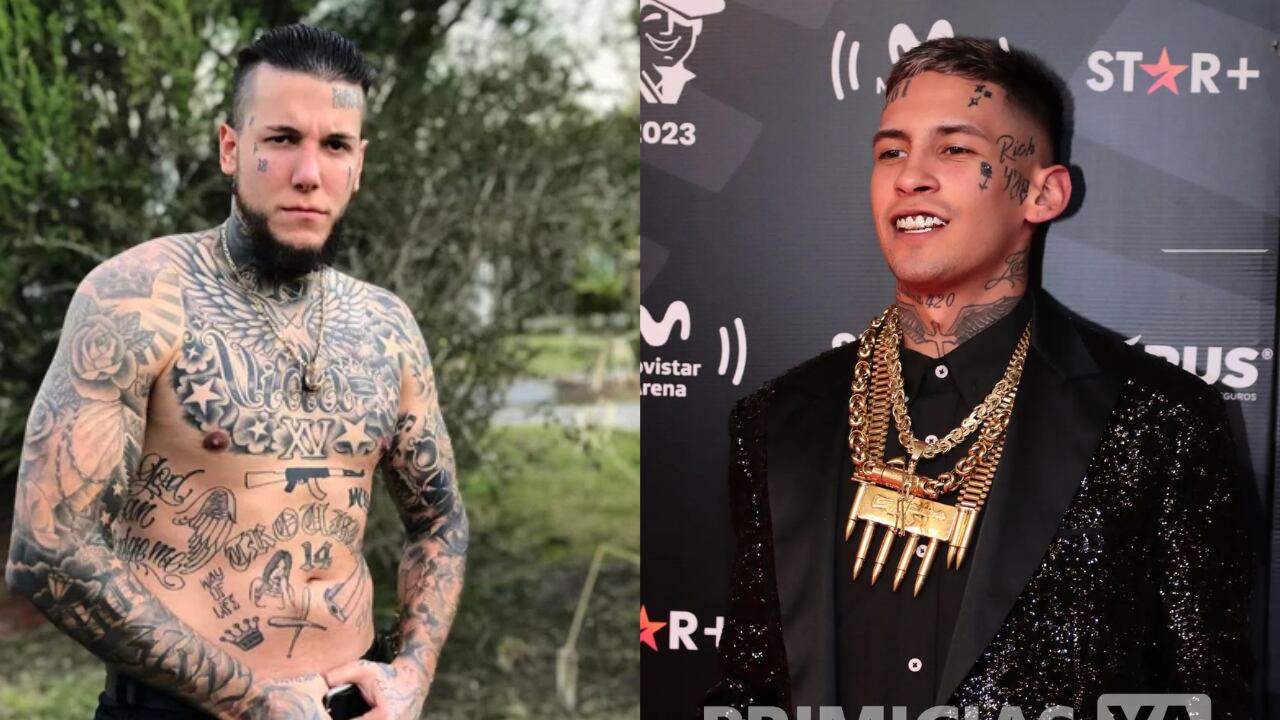 Alex Caniggia y L-Gante