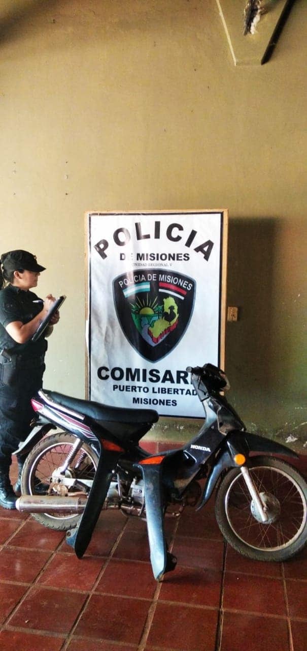 Puerto Iguazú: recuperan una motocicleta que había sido sustraída y comercializada.