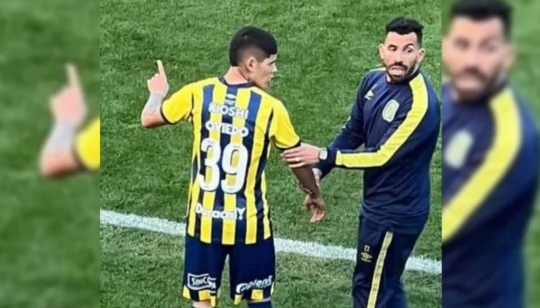 Fabricio Oviedo, joven de 18 años de Concarán, debutó en Rosario central