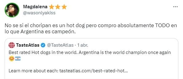 Dabate en redes sobre si el choripán es un hot dog