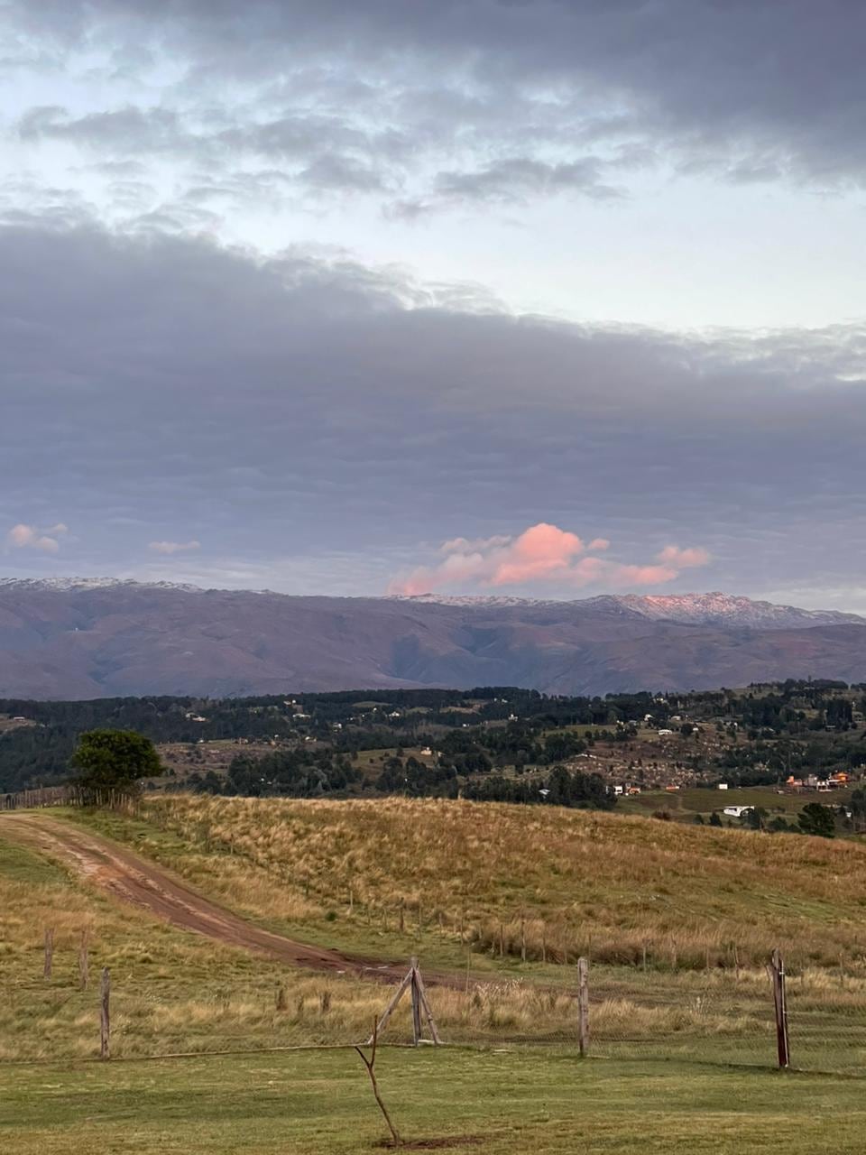 Primera nevada del año en el cerro Champaquí.