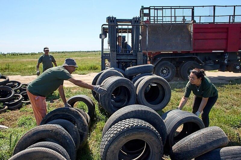 Neumáticos Fuera de Uso (NFU) en Arroyito