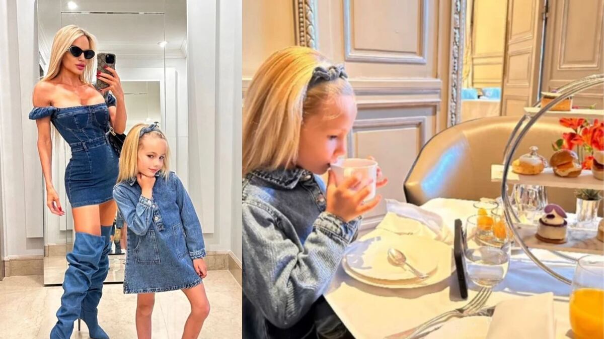 Luciana Salazar llevó a tomar el té a Matilda: cuánto cuesta y cómo es la exclusiva experiencia